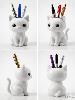 Cute Cat Pen Holders