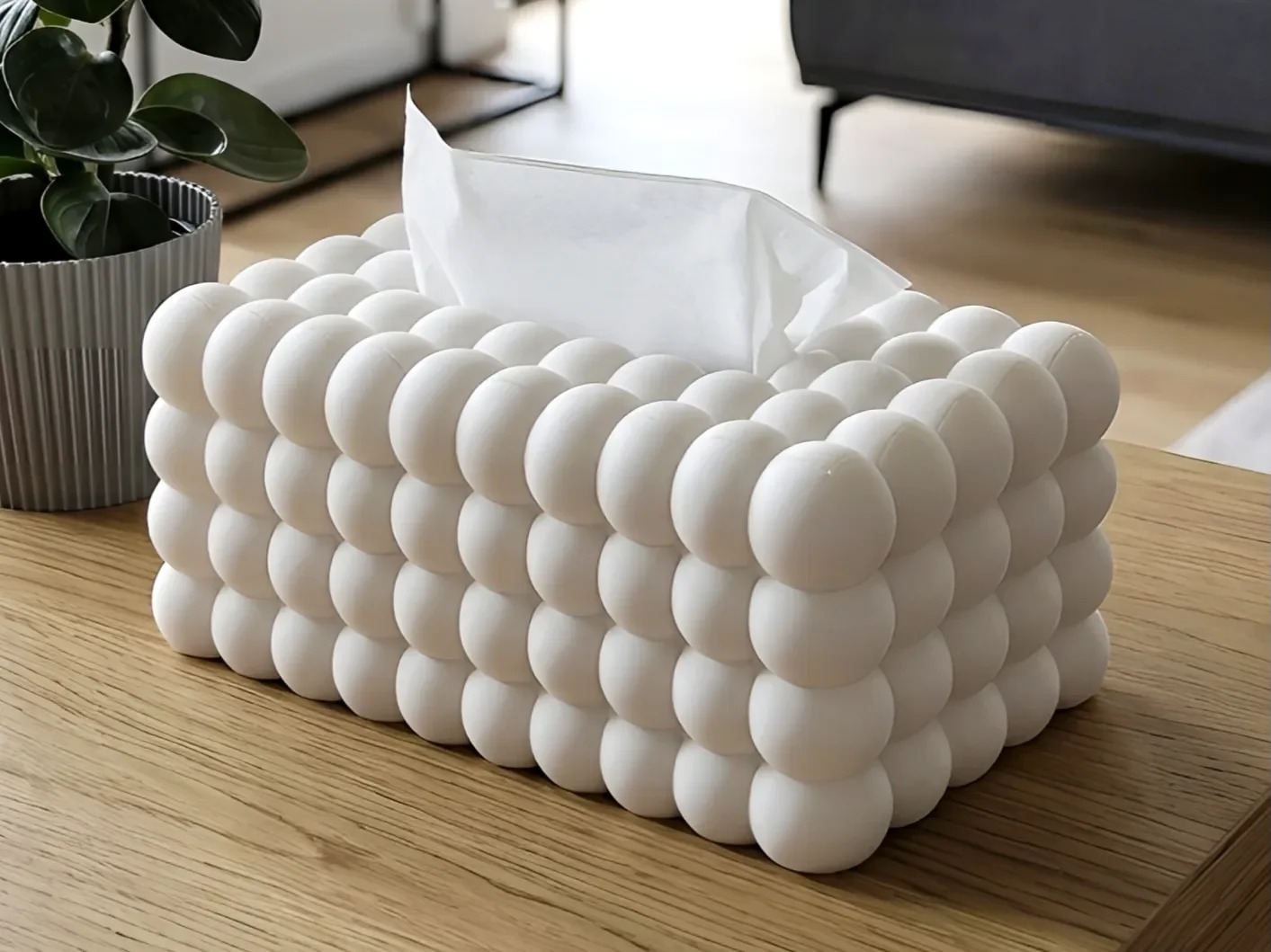 Bubble Tissue Box Holder V2