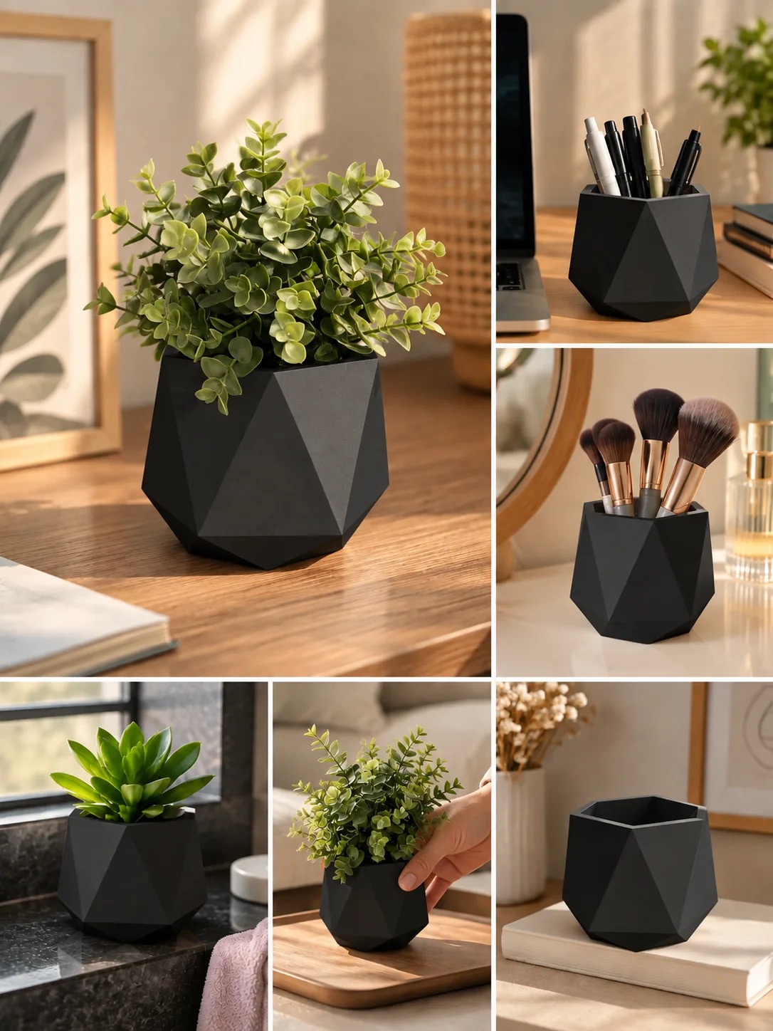 Aesthetic Geometric Planter Pot
