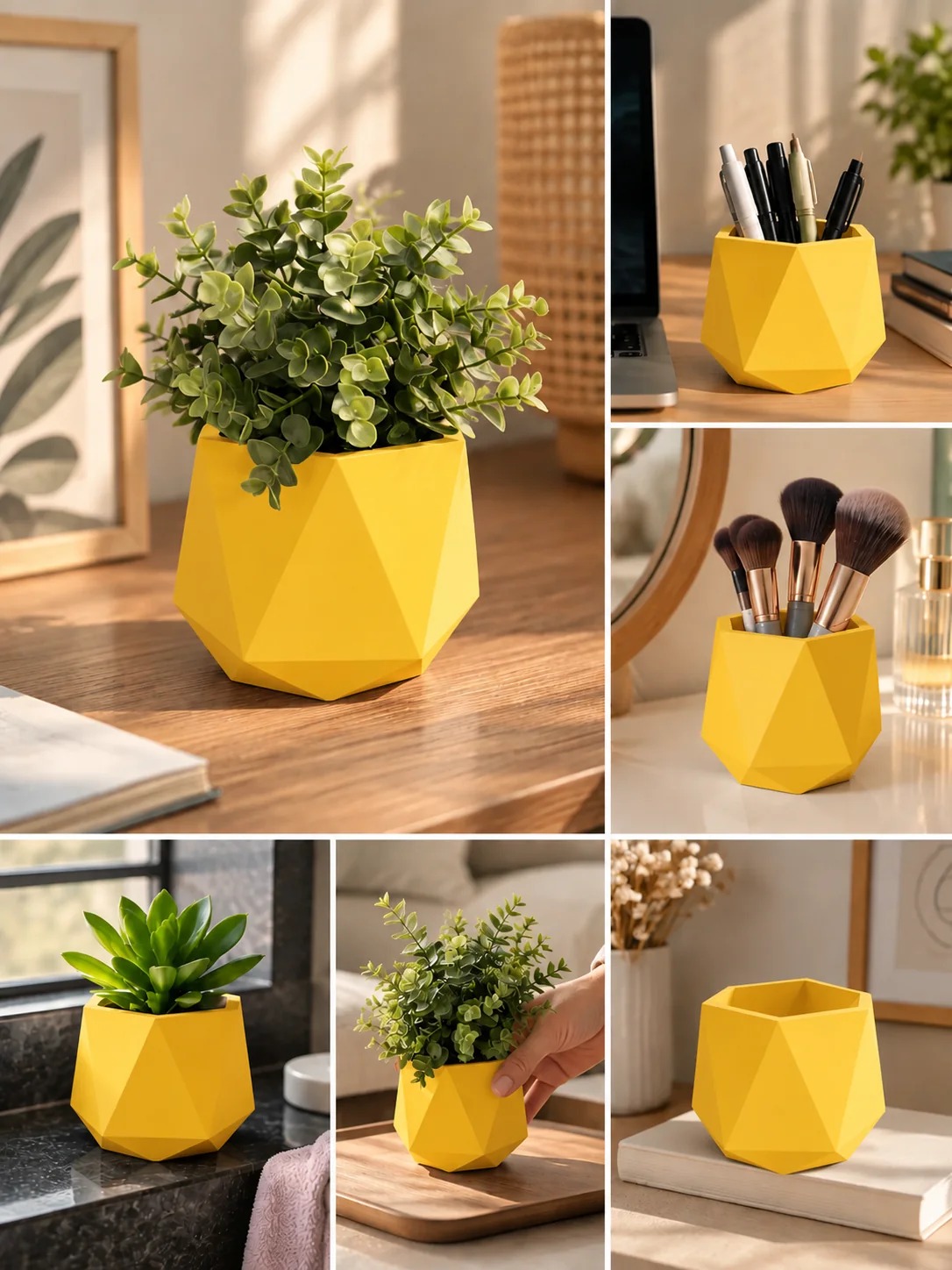 Aesthetic Geometric Planter Pot