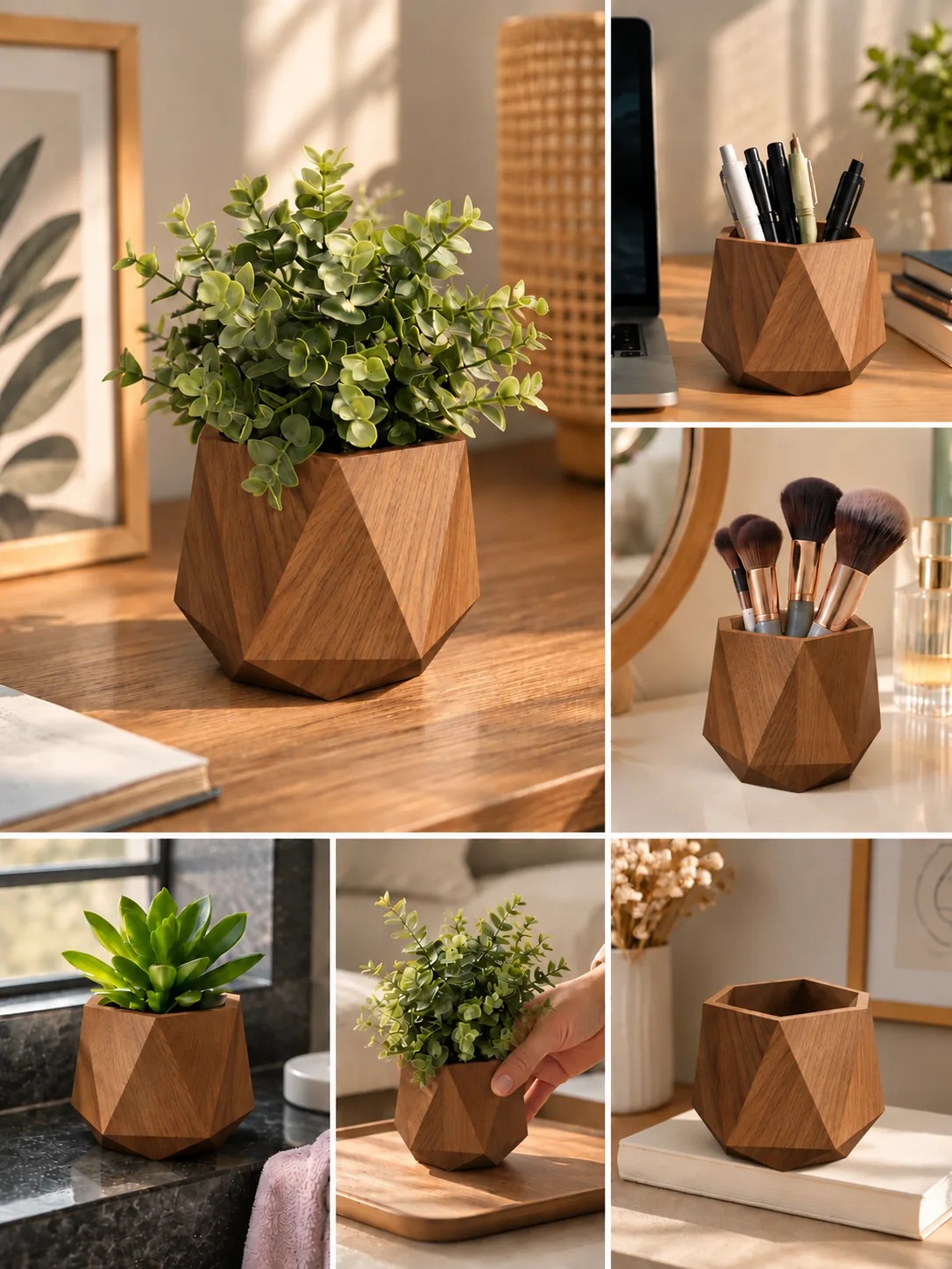 Aesthetic Geometric Planter Pot