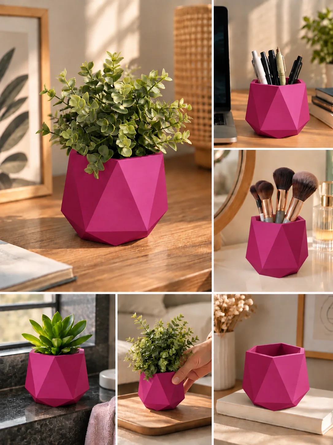 Aesthetic Geometric Planter Pot