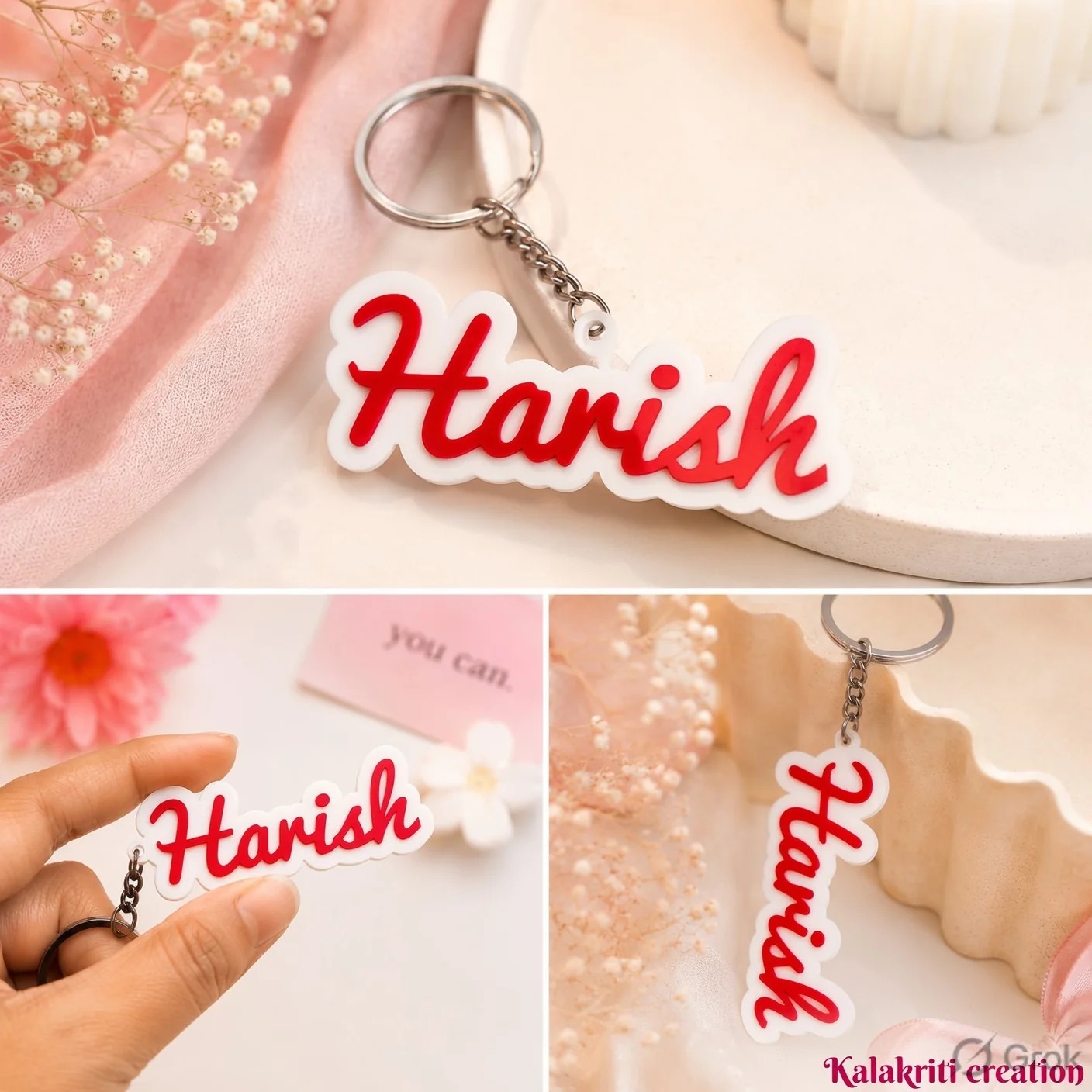 Customised Name Keychains